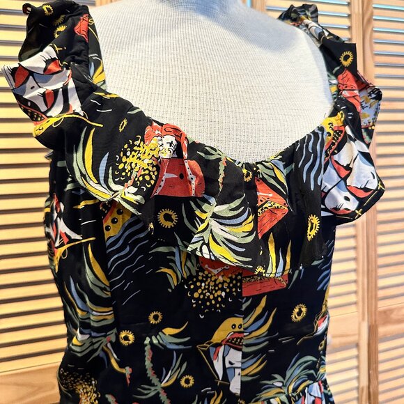 Trashy Diva Pirate Treasure Hollywood Dress EUC Original Run - Picture 3 of 3